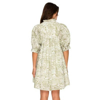 Meet Me In Santorini - Verdant Bellezza Short Dress