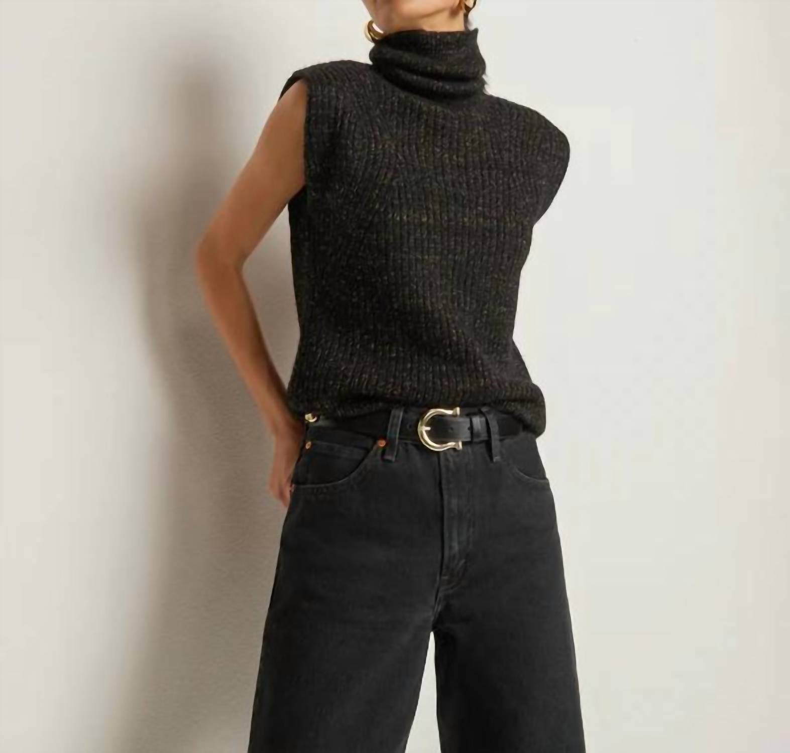 Nation Ltd - Isha Turtleneck Tank Sweater