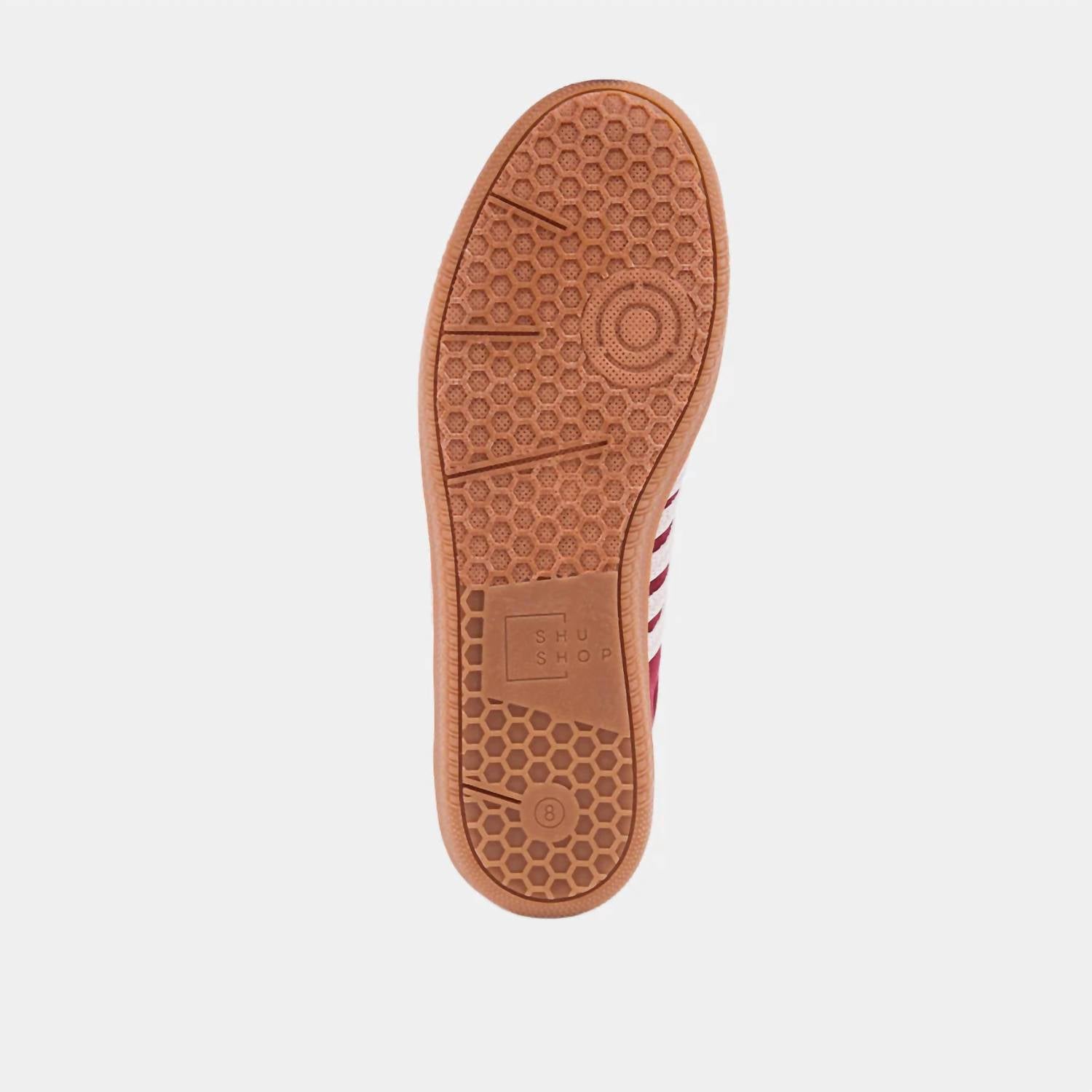 SHU SHOP Women's Stevie Sneaker in wine suede - women's sneaker - view 8