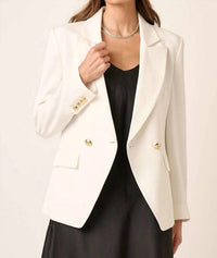 Mittoshop - Buttons Woven Blazer