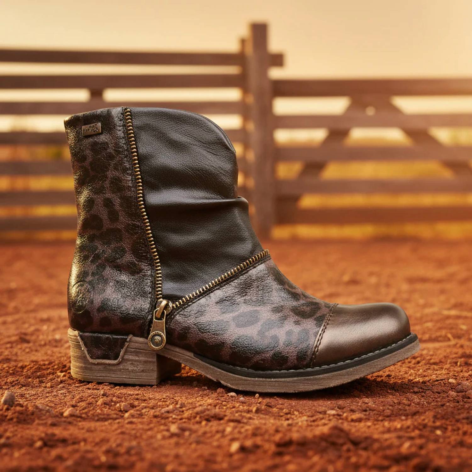Rieker - Women's Short Zipped Boots