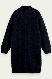 Scotch & Soda - Cable-knit Sweater Mini Dress