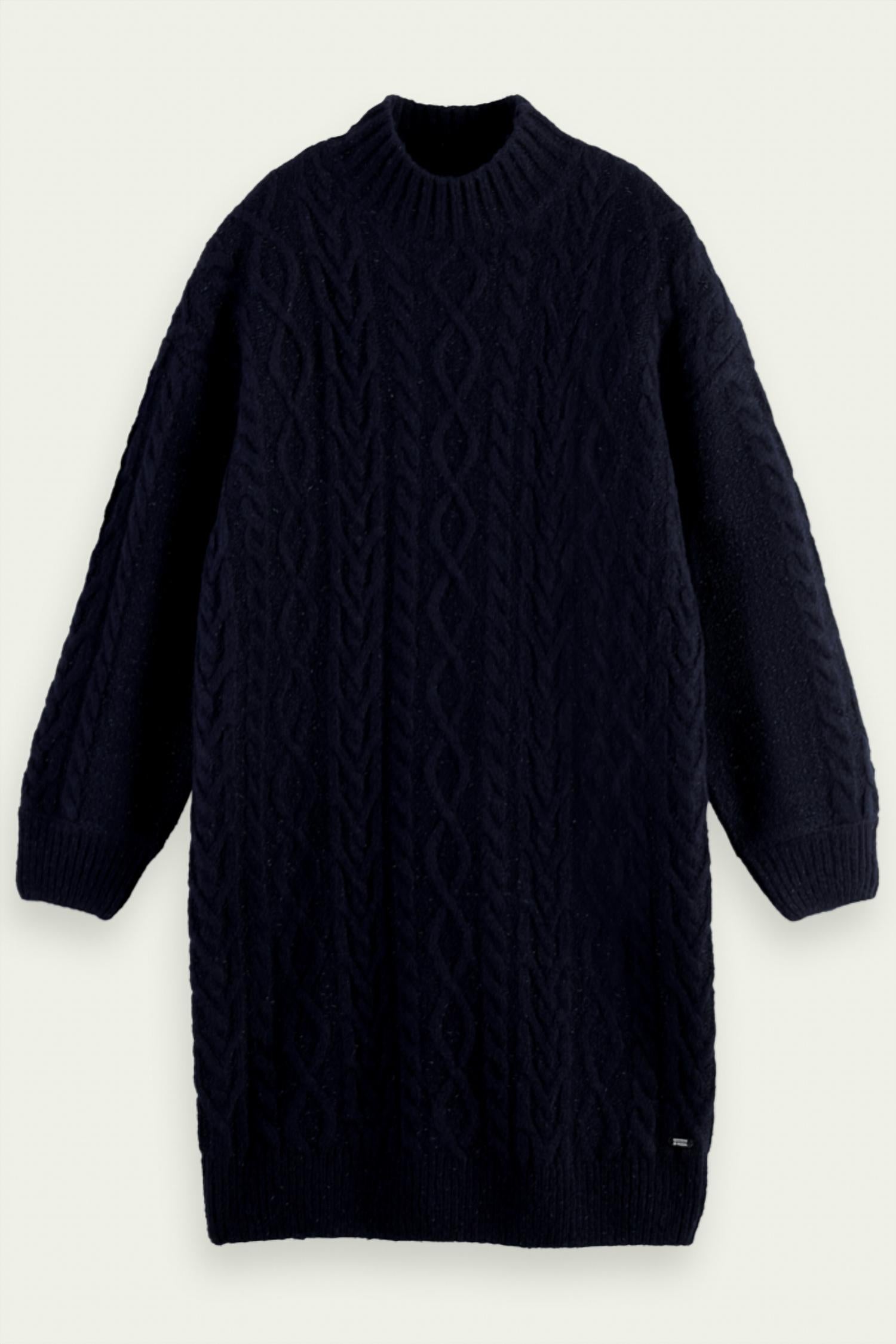 Scotch & Soda - Cable-knit Sweater Mini Dress