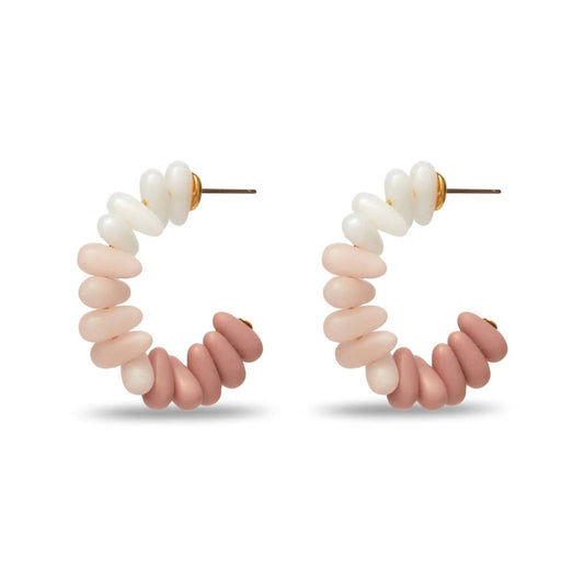 Lele Sadoughi - Women's Candy Beaded Hoop Earrings