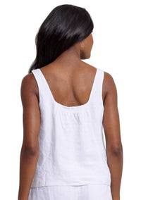 Southern Tide - Verity Linen Square Neck Tank