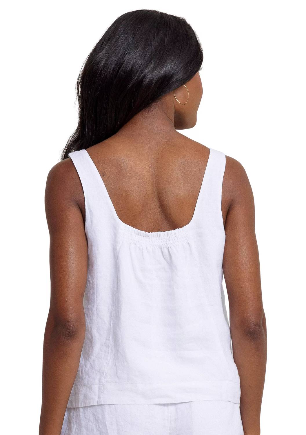 Southern Tide - Verity Linen Square Neck Tank
