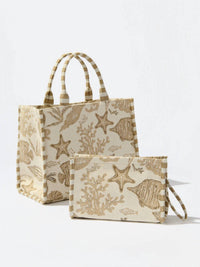 Shiraleah - Women's Coastal Jacquard Tote