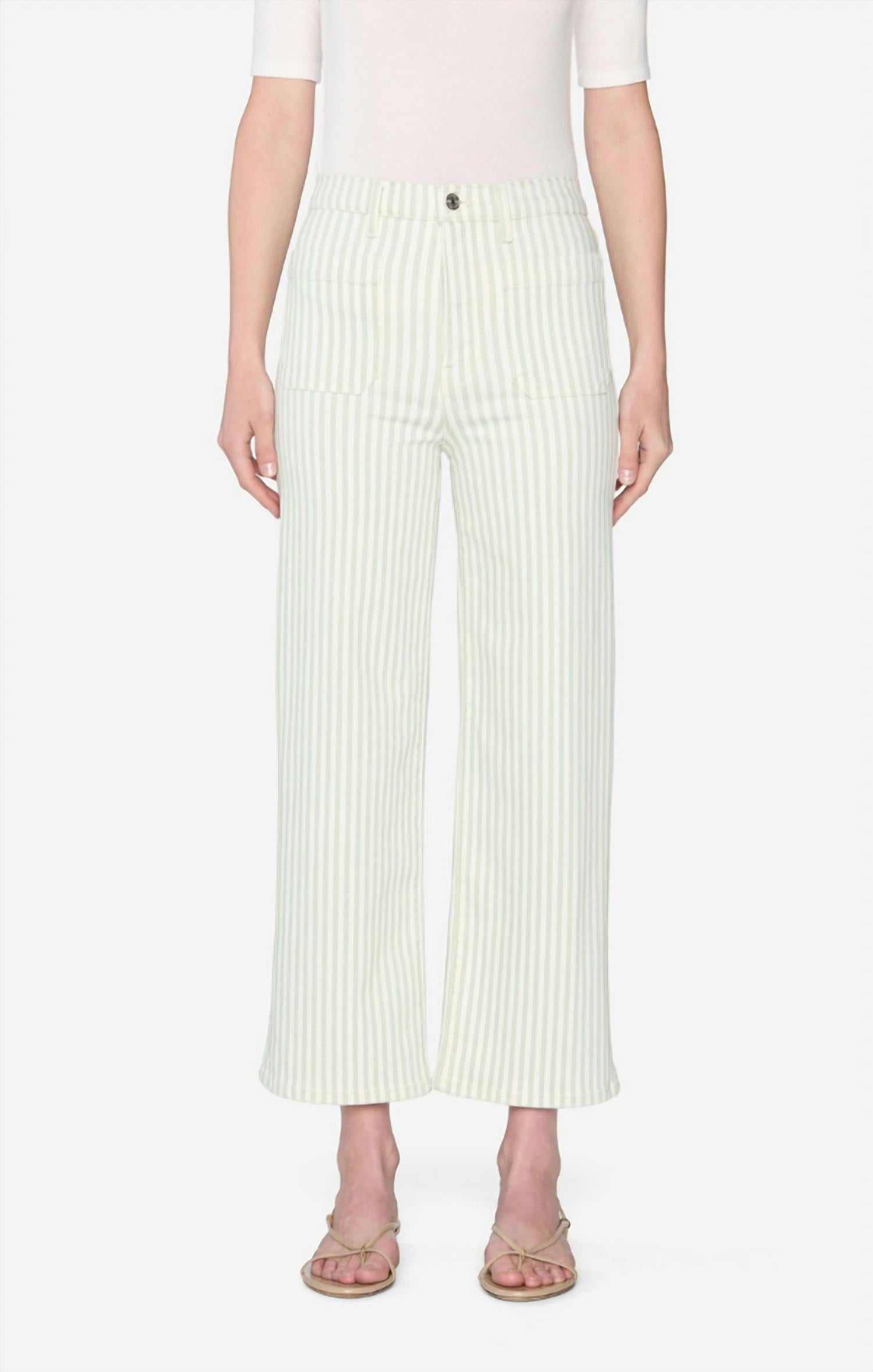Frame - The Anchor High Rise Subtle Wide Leg Pant