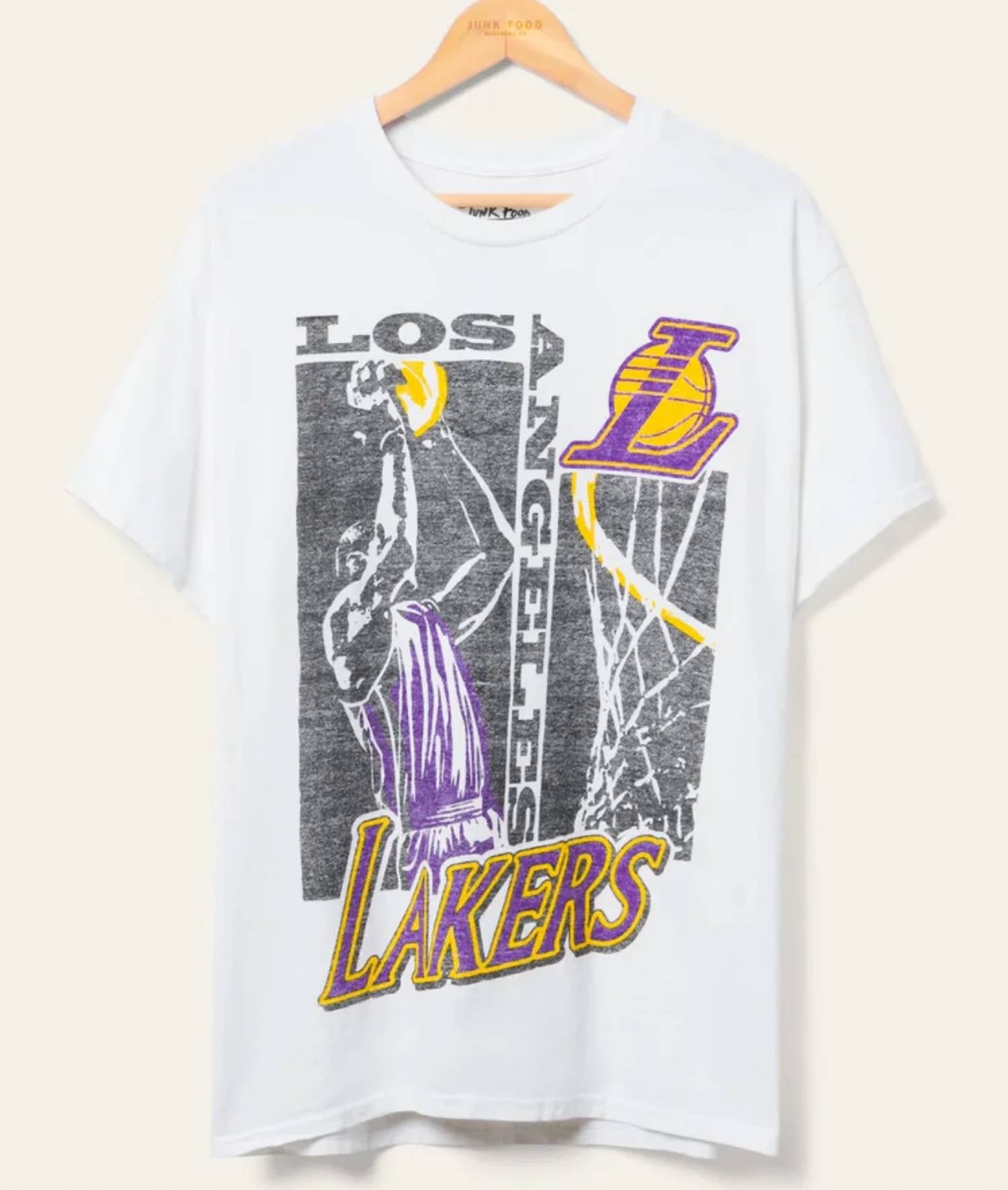 Junk Food - Unisex Lakers Jump Shot Tee