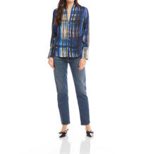 Fifteen Twenty - V Neck Button Front Blouse