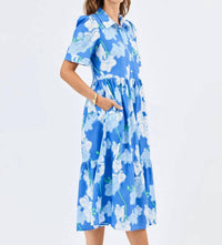 Mary Square - Jema Button-fron Mini Dress