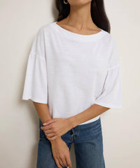 Nation Ltd - Angeline Elbow-length Sleeves Top