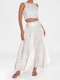 Gretchen Scott - Sexy Summer Top Embroidered Eyelet