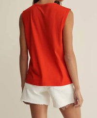 Z Supply - Flag Patch Muscle Tank Top