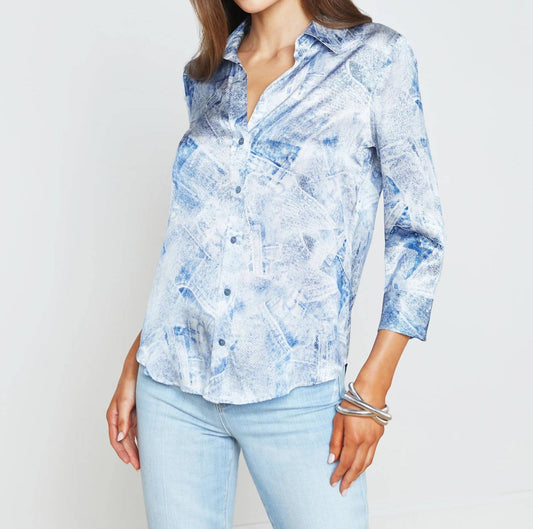 L'Agence - DANI 3/4 SLEEVE BLOUSE