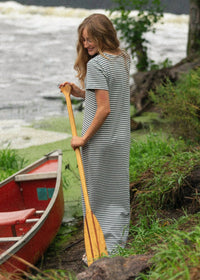 Inherit Clothing Company - Jane Stripe T-shirt Maxi Dress