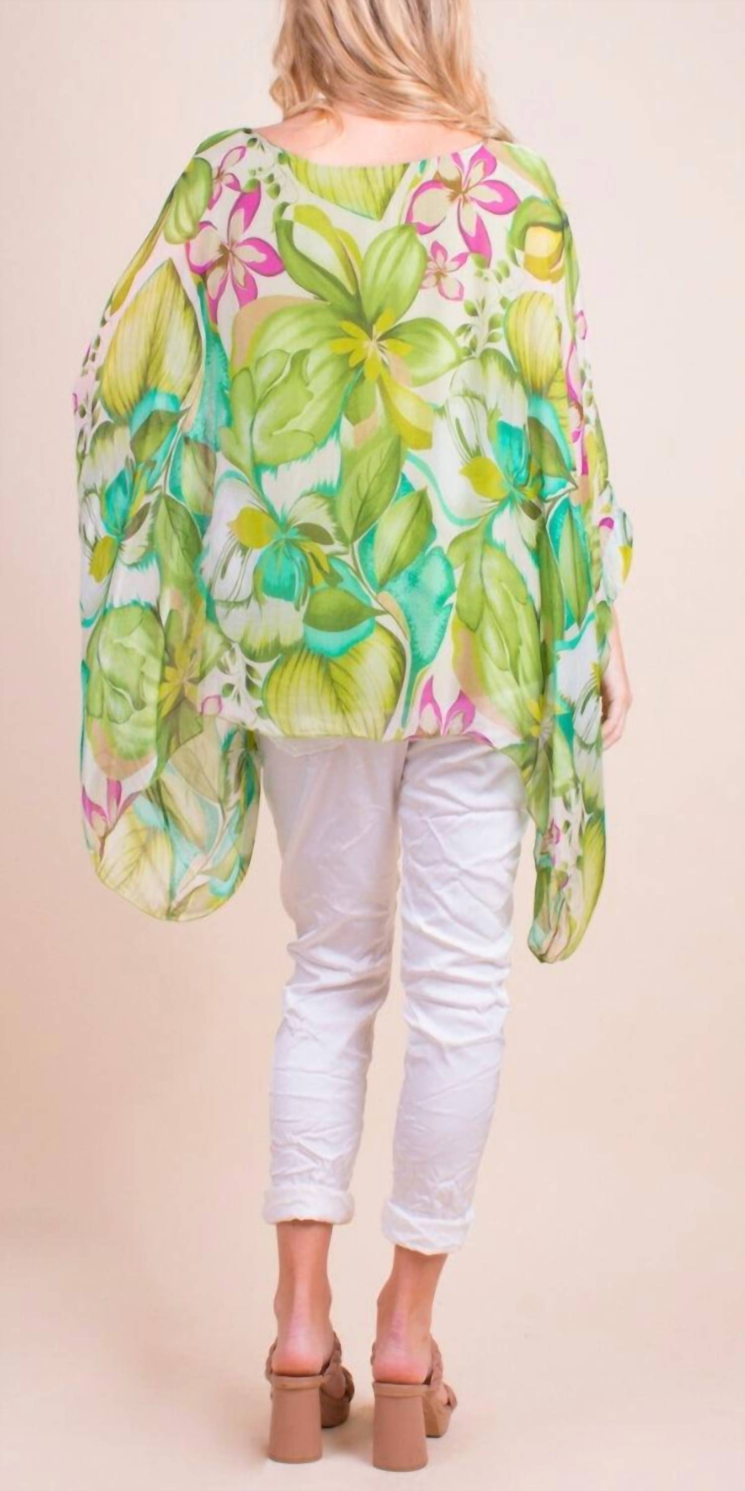 Gigi Moda - Seta Botanical Kaftan Top