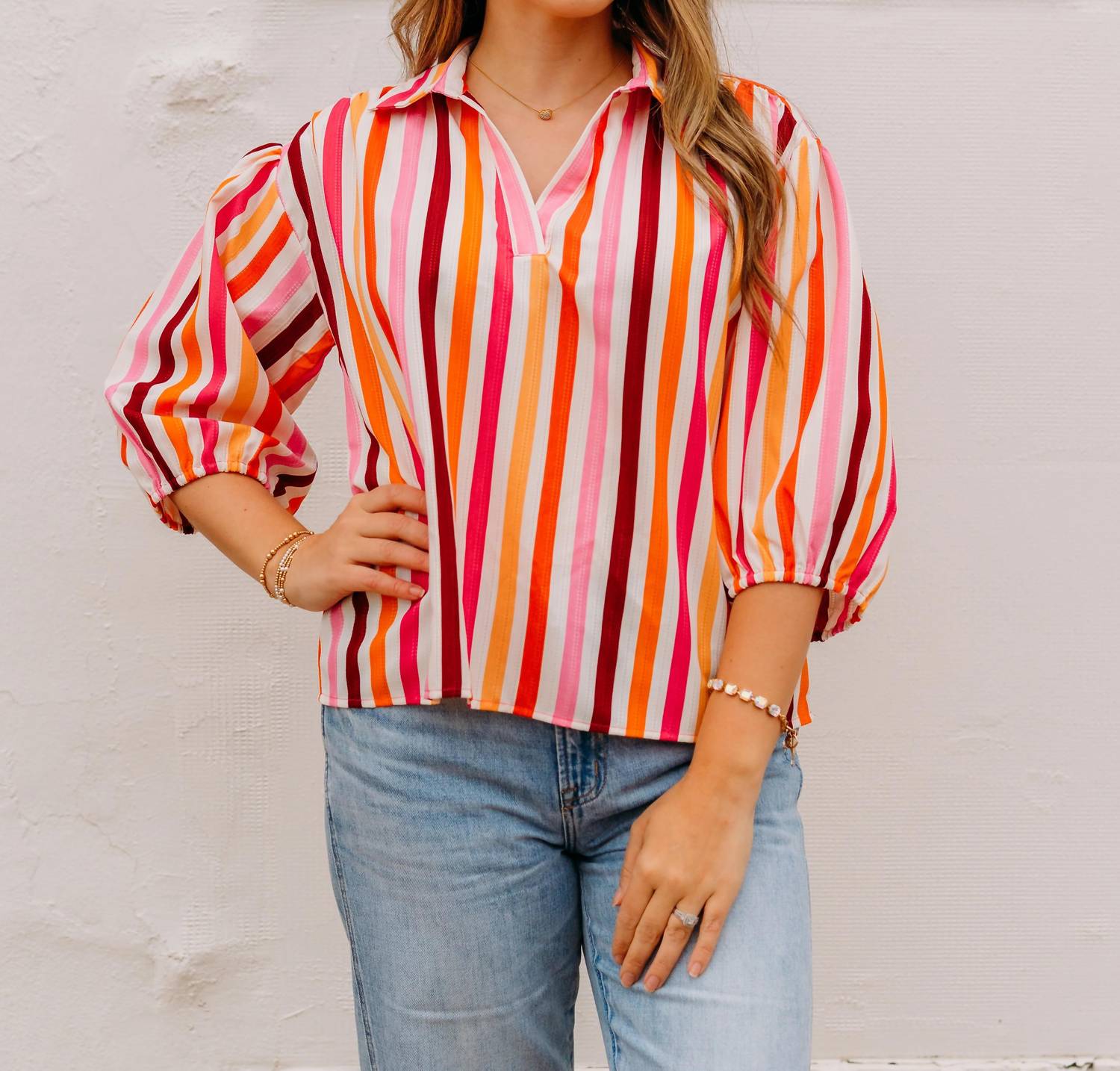 Joy Joy - Collared Top