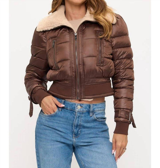 Coalition La - Metro Athletic-inspired Puffer Jacket