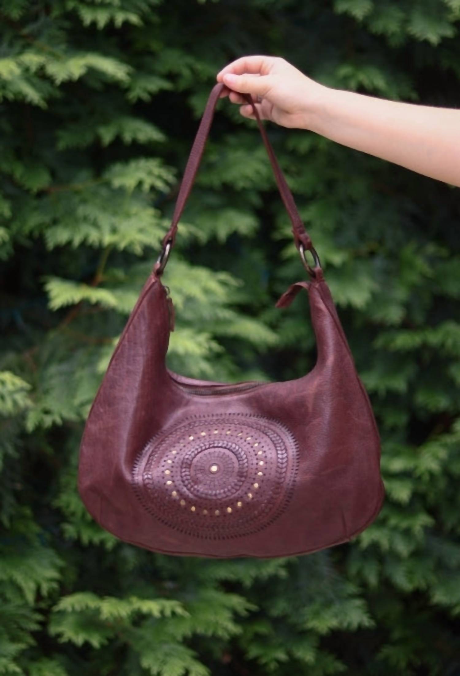 DIBA True Women's Iris Tree Hobo Bag in brown - women's bag - view 5