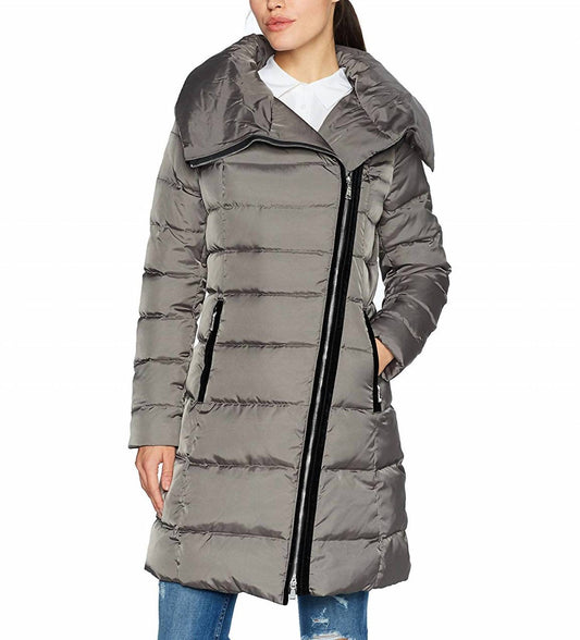 BROOKLYN ASYMMETRIC LONG PUFFER COAT