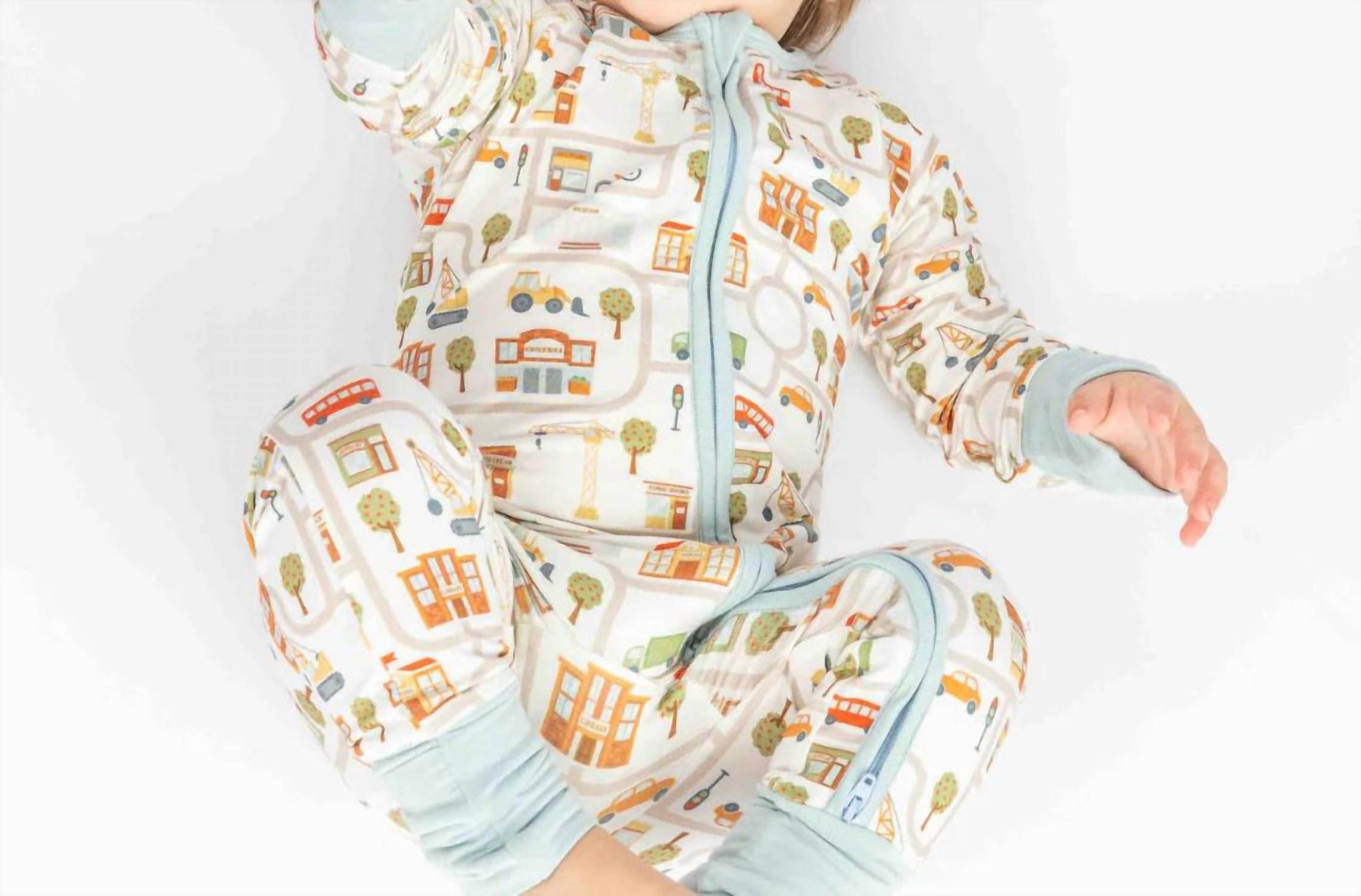 Emerson And Friends - Kid's Let's Go! Bamboo Convertible Baby Pajamas