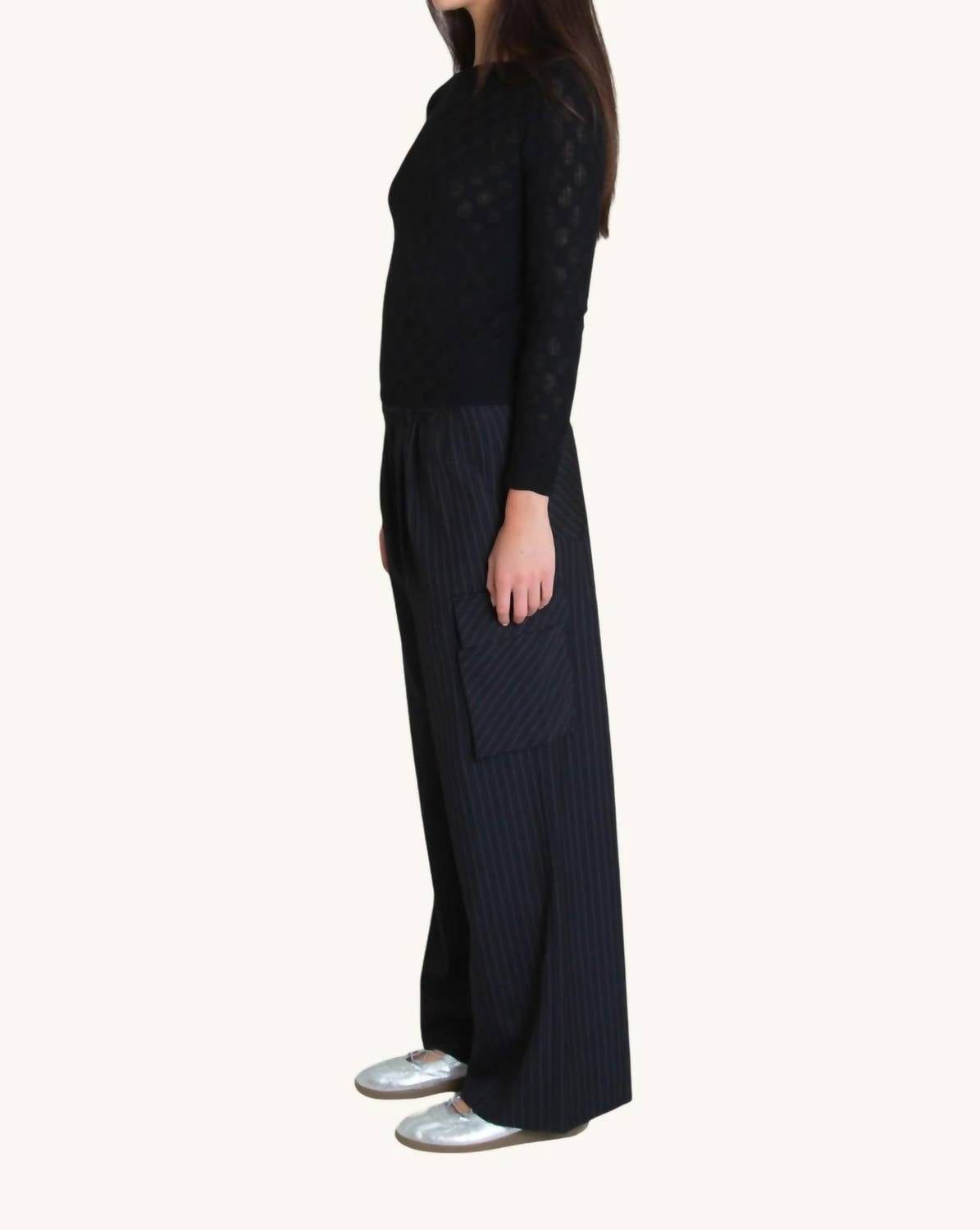 Find Me Now - Archie Pinstripe Pants