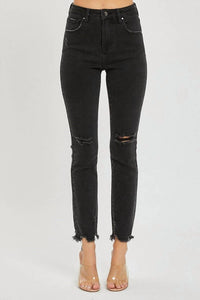 Risen - High Rise Slim Straight Jeans