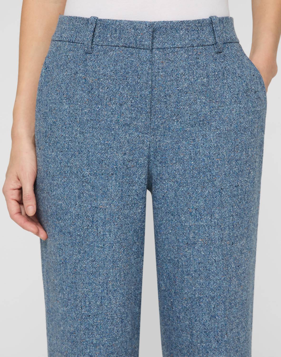 Lafayette 148 Gates Pants in bluebell multi - women's pants - alternate view