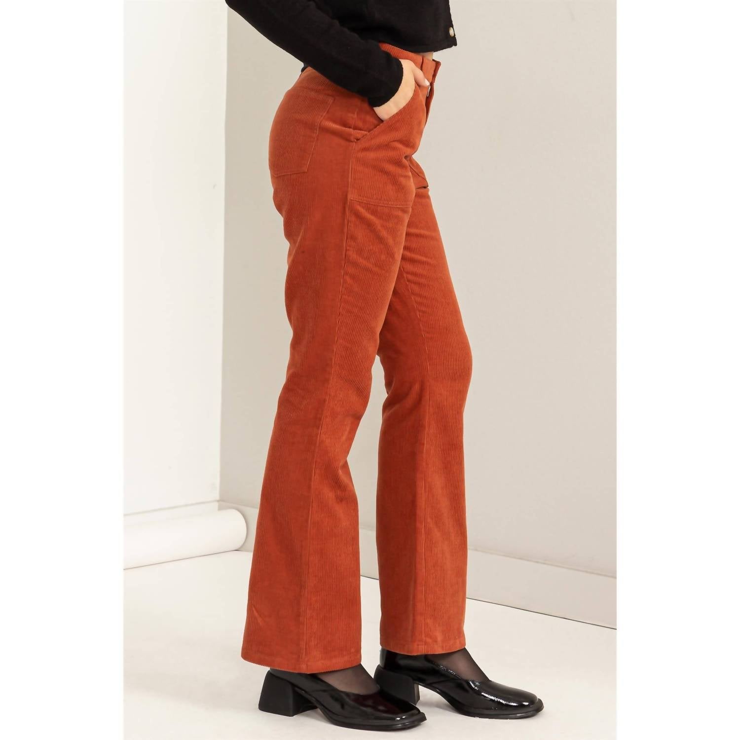 Hyfve - Corduroy Flare Pants