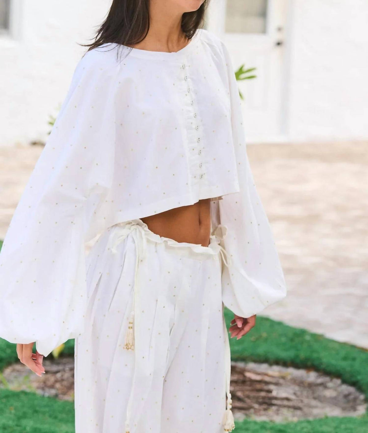 Coniglio - Embellished Royal Blouse