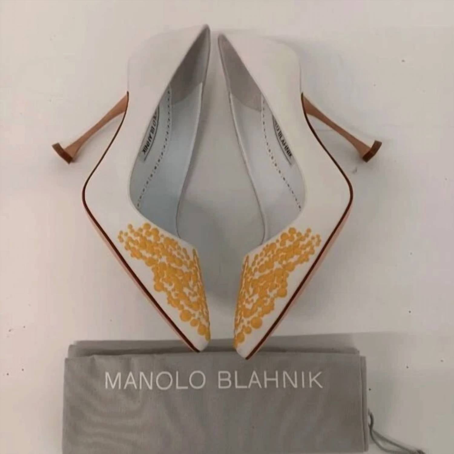 Manolo Blahnik - Women's Embroidered Pumps