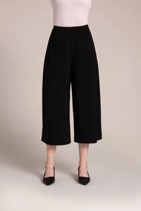 Sympli - Side Slit Wide Leg Capri Pant