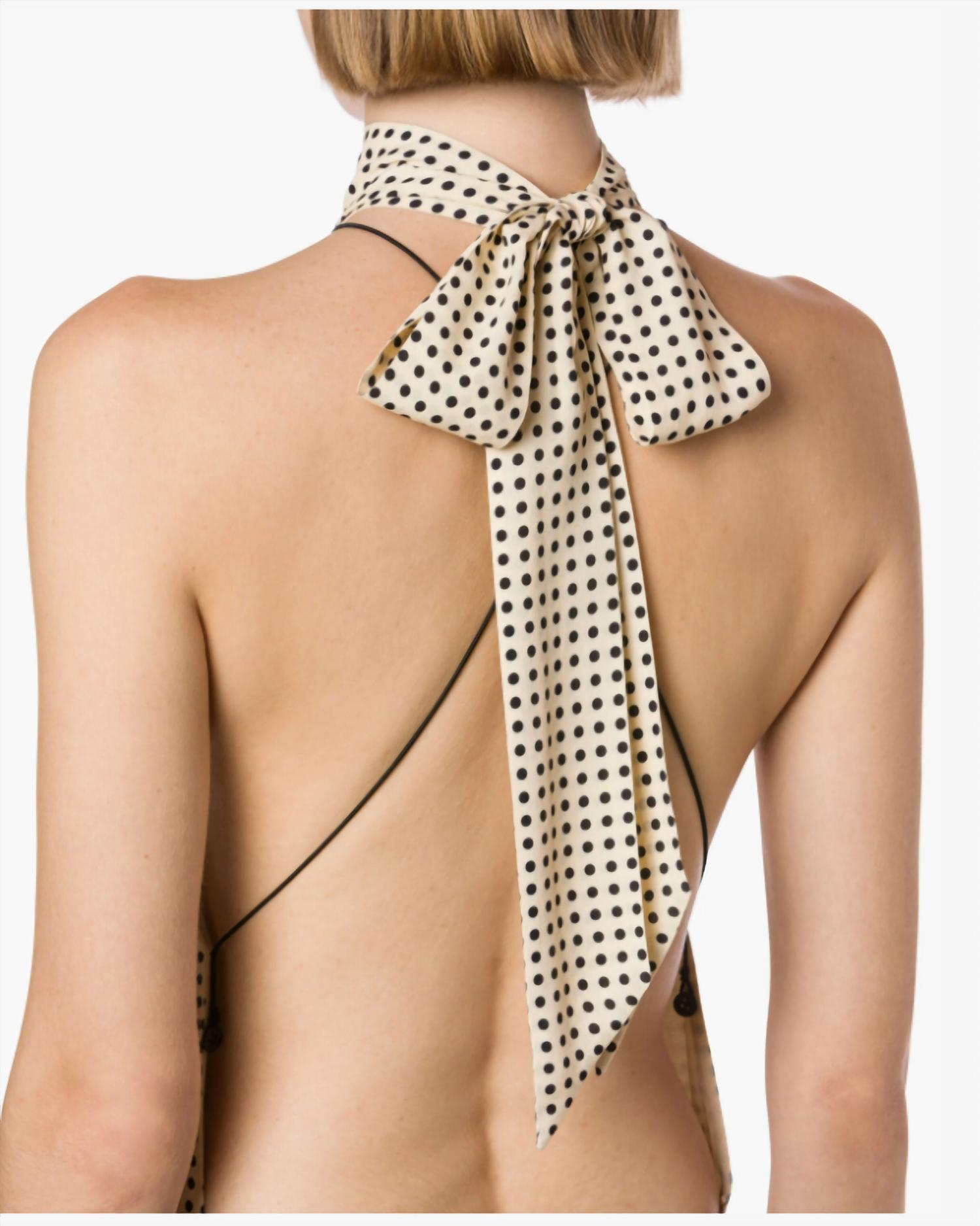 Crêpe de chine bodysuit