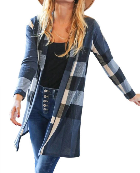 Viamor - Plaid Cardigan