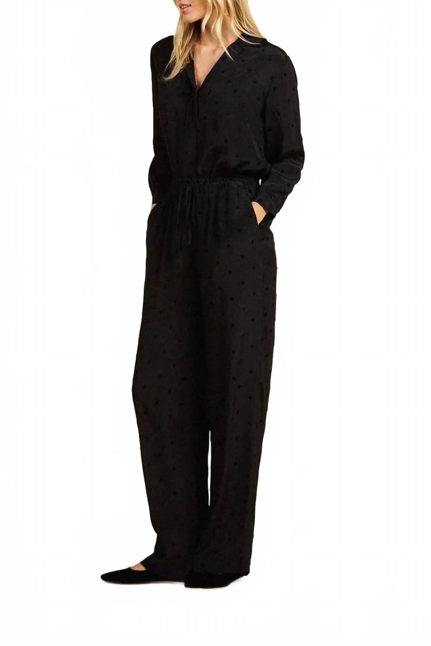 Trovata - Vera Velvet Polka Dots Pant