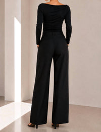 Pier Antonio Gaspari - High-Rise Relaxed Pants