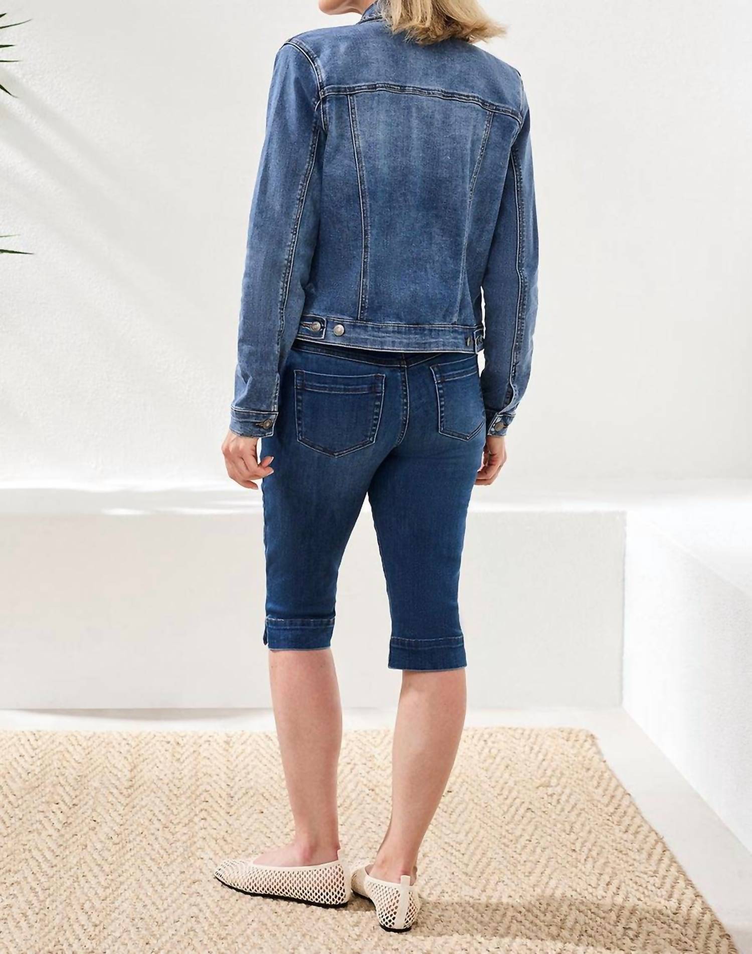 Tribal - Classic Fit Comfort Stretch Denim Jacket