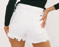 Kan - High Rise Denim Shorts