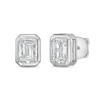 Diana M Jewels - Women's Emerald Lab-grown Diamond Stud Earrings (8.00 Tcw) - Elegant Plus