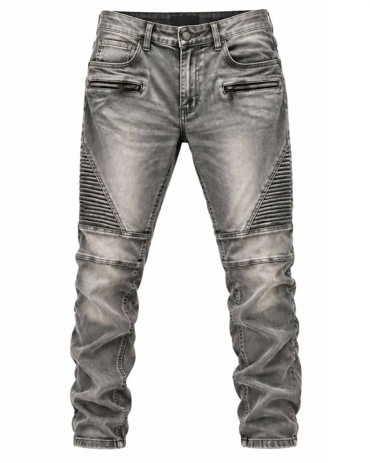 American Bazi - Women's Zippers Under Pockets Jeans - Plus