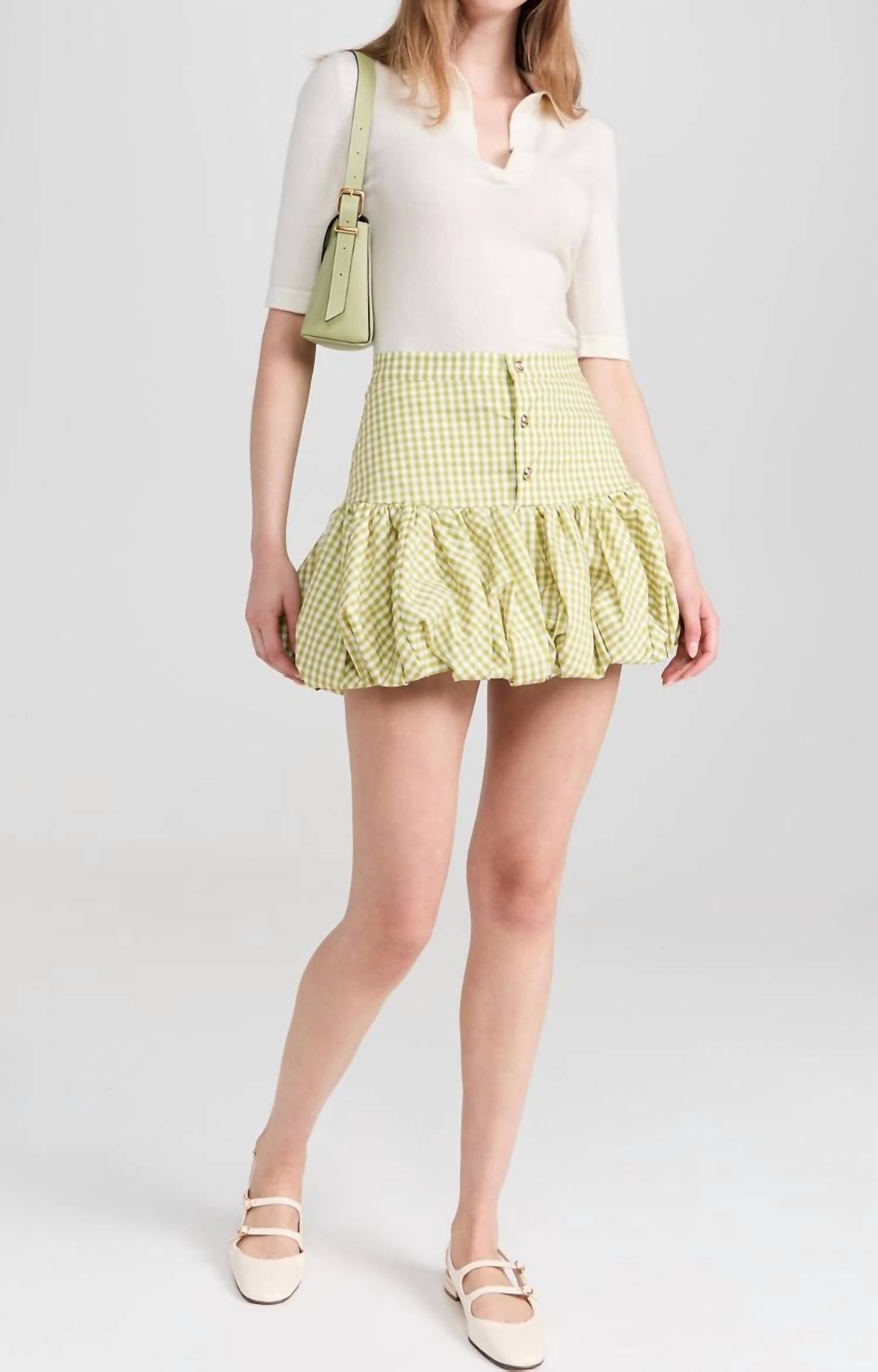 Caroline Constas - Reina Bubble Hemmini Skirt