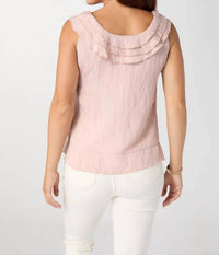 Coco + Carmen - Women's Greer Ruffle Neck Tank Top