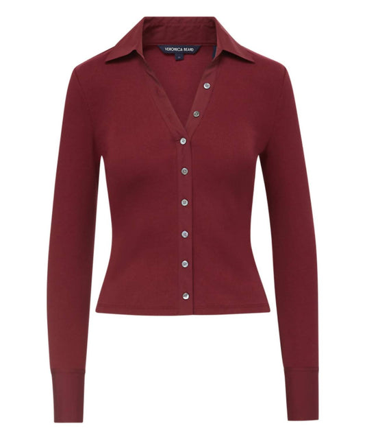 Veronica Beard - SCOTTIE MIXED MEDIA TOP