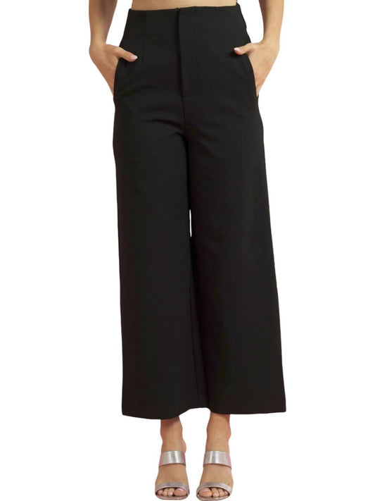 Glam - High Waist Wide Leg Pants