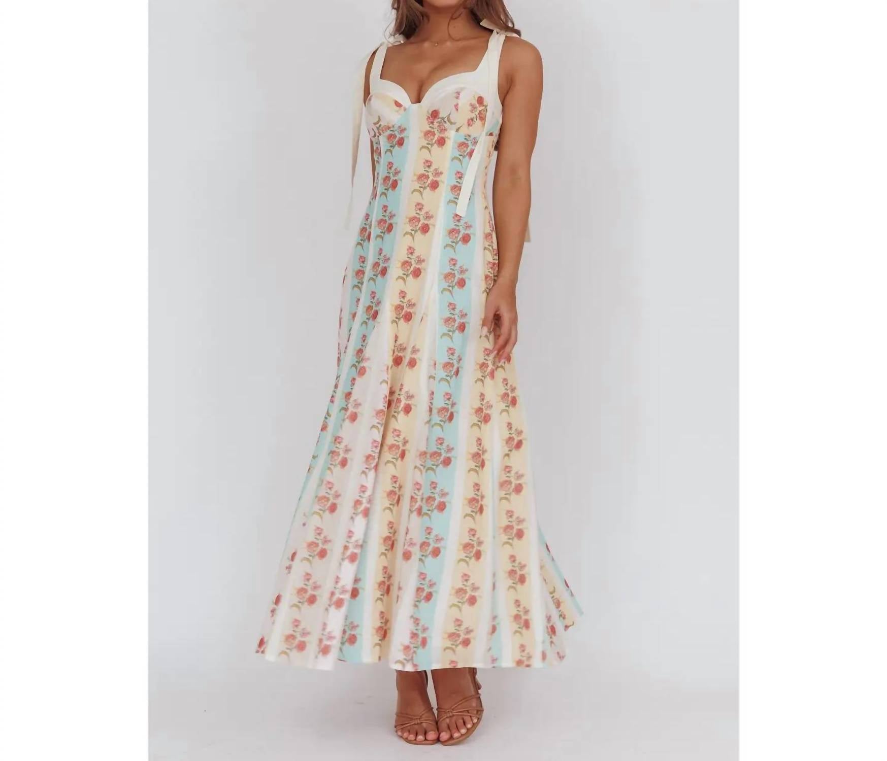 One And Only Collective - Vintage Inspired Floral Maxi Dress
