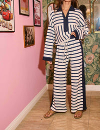 Bucketlist - Birdie Drawstring Stripe Pants