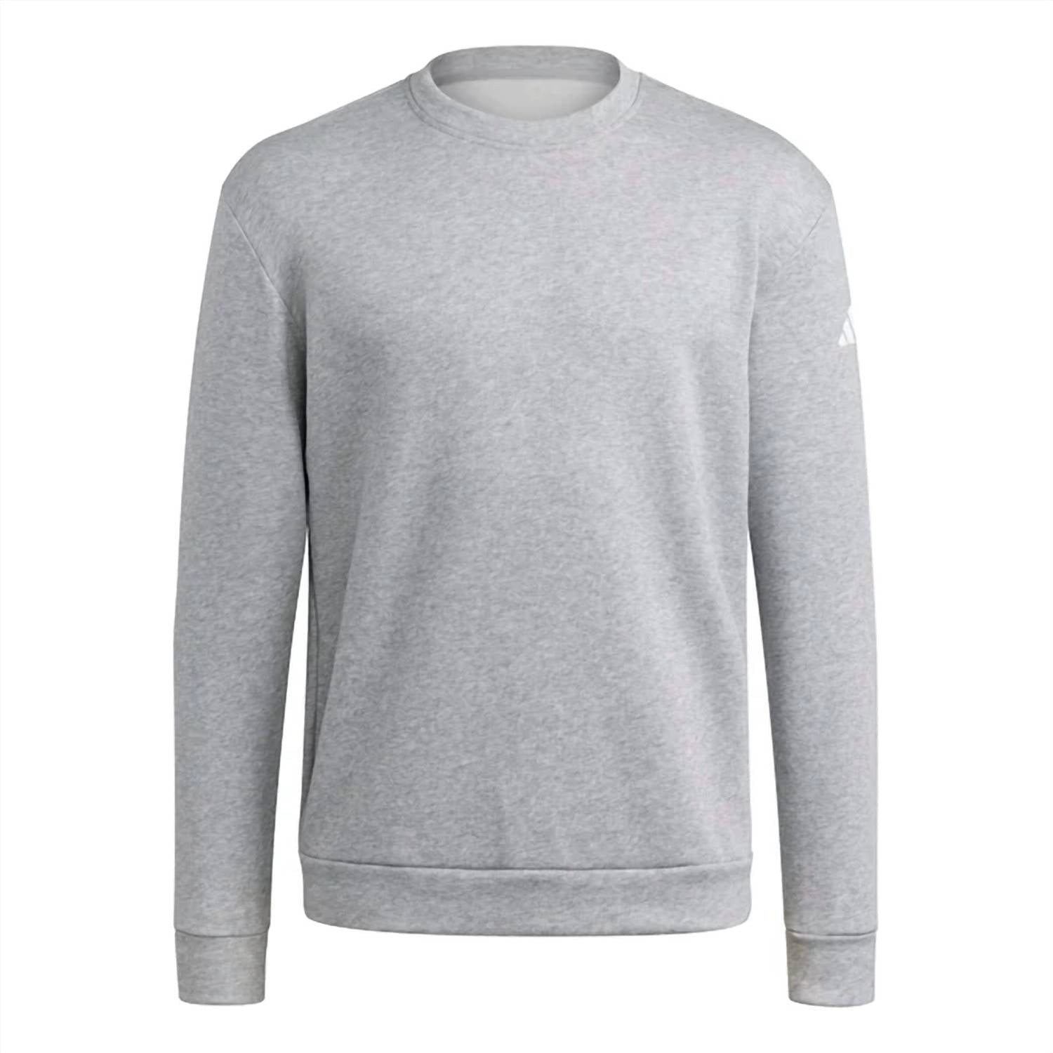 adidas Men's Fleece Crew Sweatshirt in grey - men's shirt