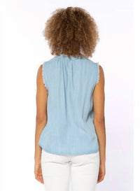 Velvet Heart - Chambray Sleeveless Top