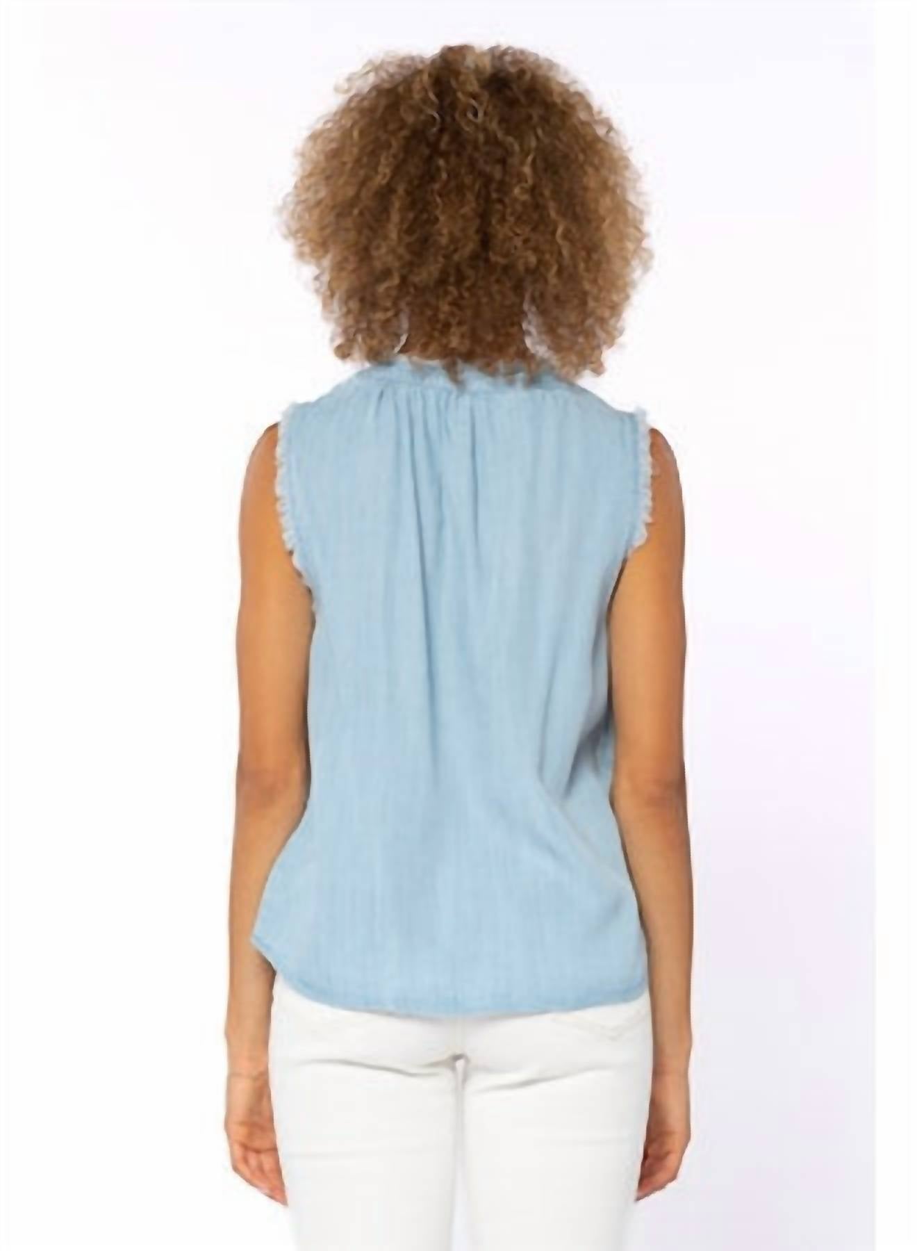 Velvet Heart - Chambray Sleeveless Top